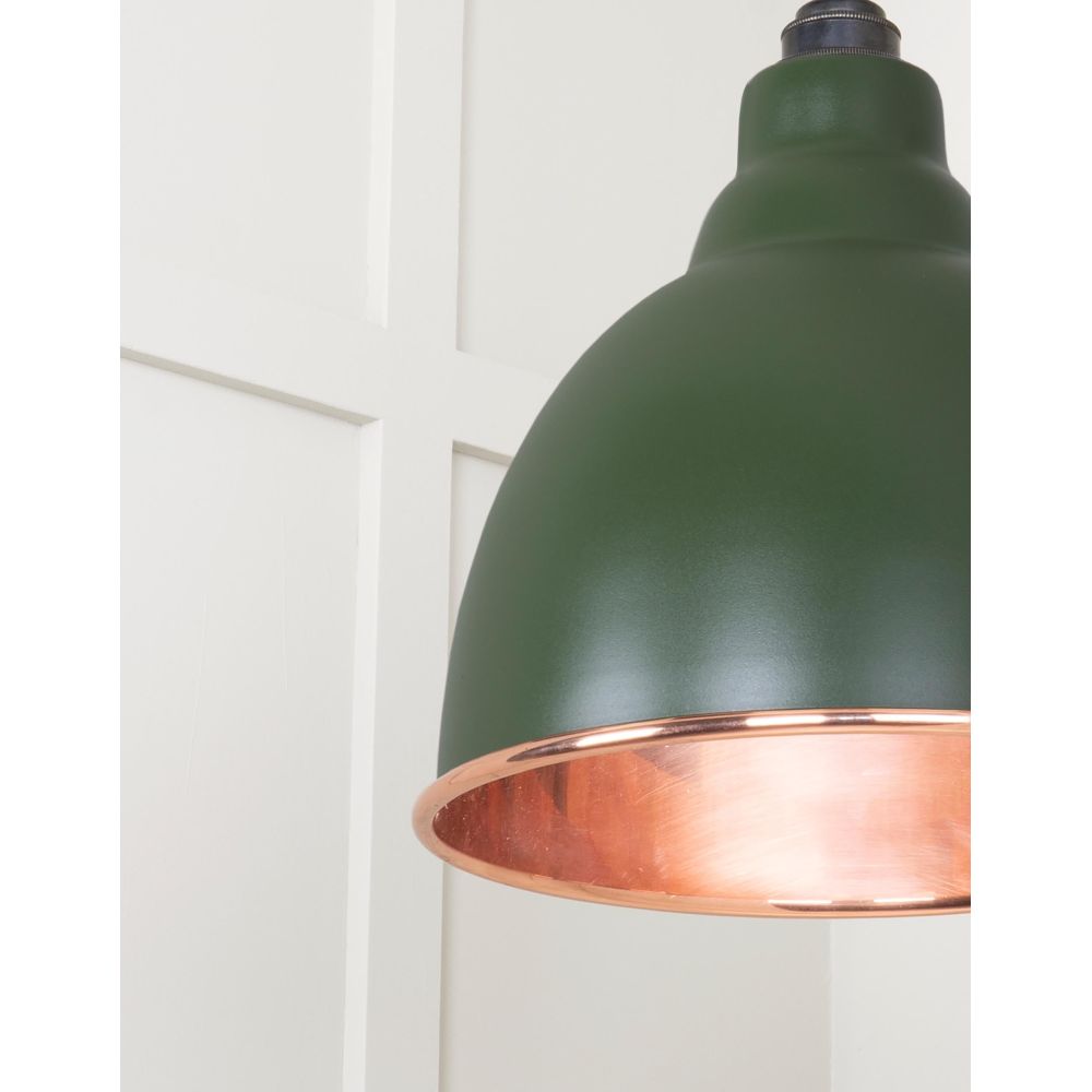 From The Anvil - Smooth Copper Brindley Pendant in Heath | Sku. 49500SH | Trade Door Handles.