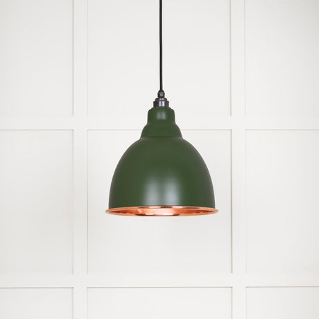 From The Anvil - Smooth Copper Brindley Pendant in Heath | Sku. 49500SH | Trade Door Handles.