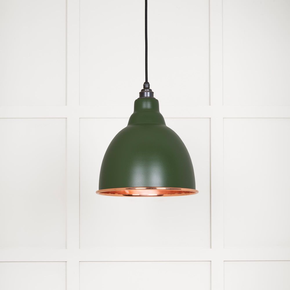 From The Anvil - Smooth Copper Brindley Pendant in Heath | Sku. 49500SH | Trade Door Handles.