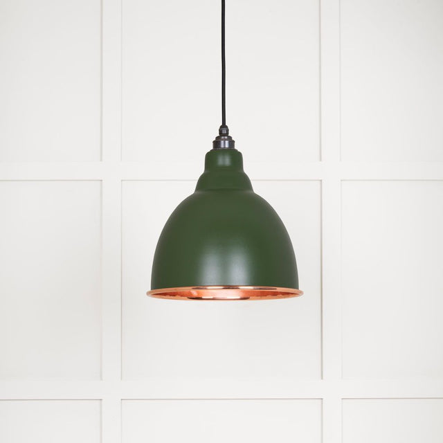 From The Anvil - Smooth Copper Brindley Pendant in Heath | Sku. 49500SH | Trade Door Handles.