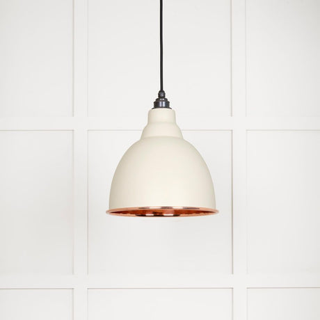 From The Anvil - Smooth Copper Brindley Pendant in Teasel | Sku. 49500STE | Trade Door Handles.