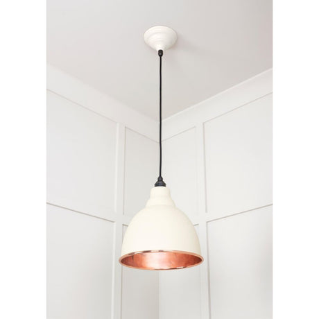 From The Anvil - Smooth Copper Brindley Pendant in Teasel | Sku. 49500STE | Trade Door Handles.