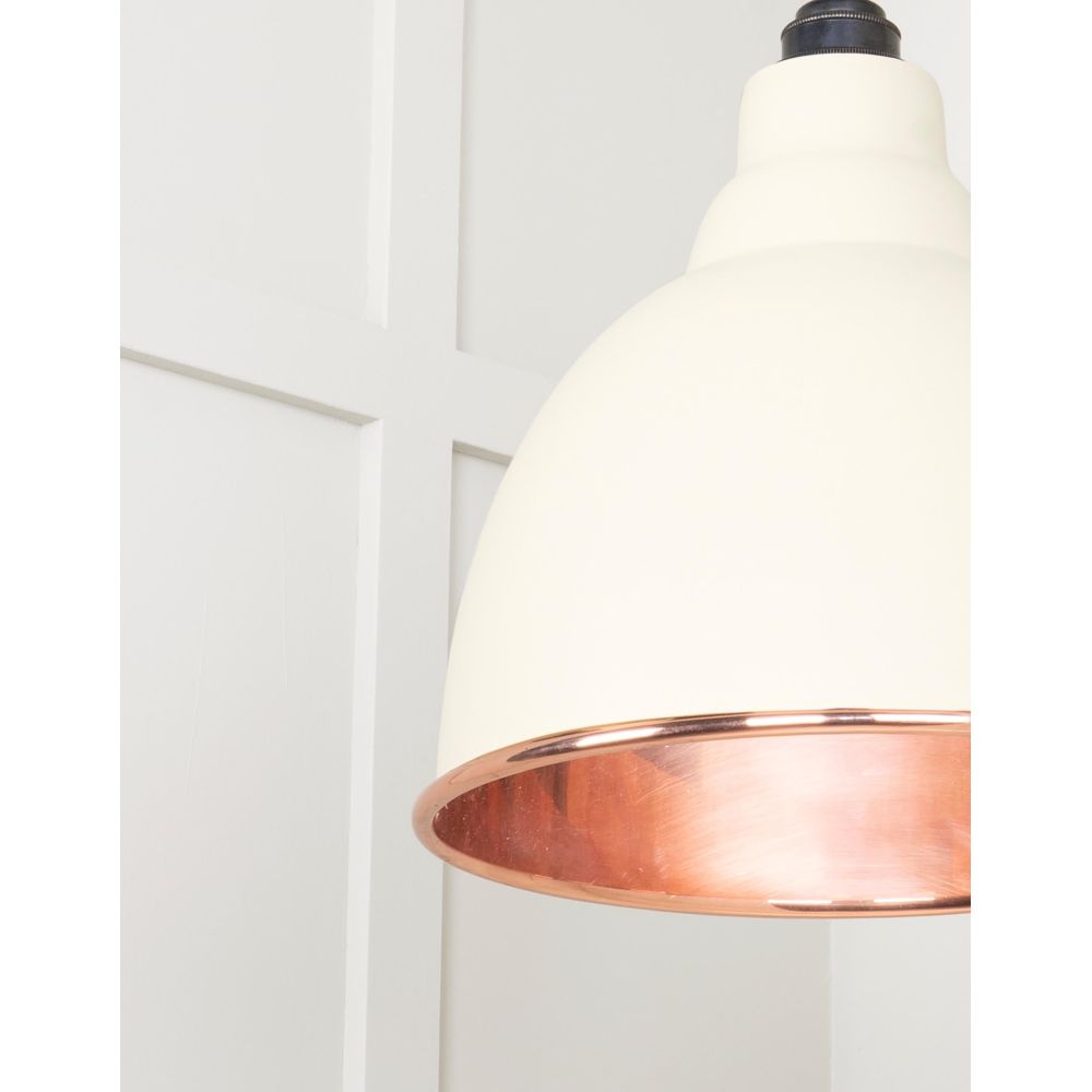 From The Anvil - Smooth Copper Brindley Pendant in Teasel | Sku. 49500STE | Trade Door Handles.