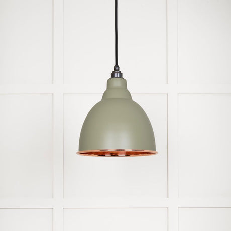 From The Anvil - Smooth Copper Brindley Pendant in Tump | Sku. 49500STU | Trade Door Handles.