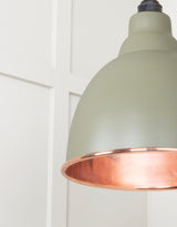 From The Anvil - Smooth Copper Brindley Pendant in Tump | Sku. 49500STU | Trade Door Handles.