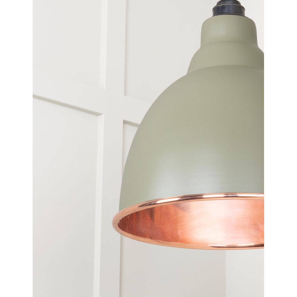 From The Anvil - Smooth Copper Brindley Pendant in Tump | Sku. 49500STU | Trade Door Handles.