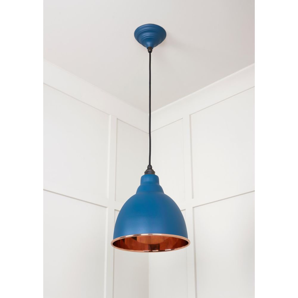 From The Anvil - Smooth Copper Brindley Pendant in Upstream | Sku. 49500SU | Trade Door Handles.