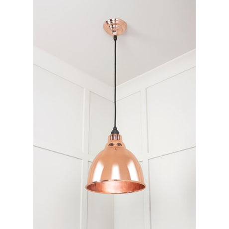 From The Anvil - Smooth Copper Brindley Pendant | Sku. 49500S | Trade Door Handles.