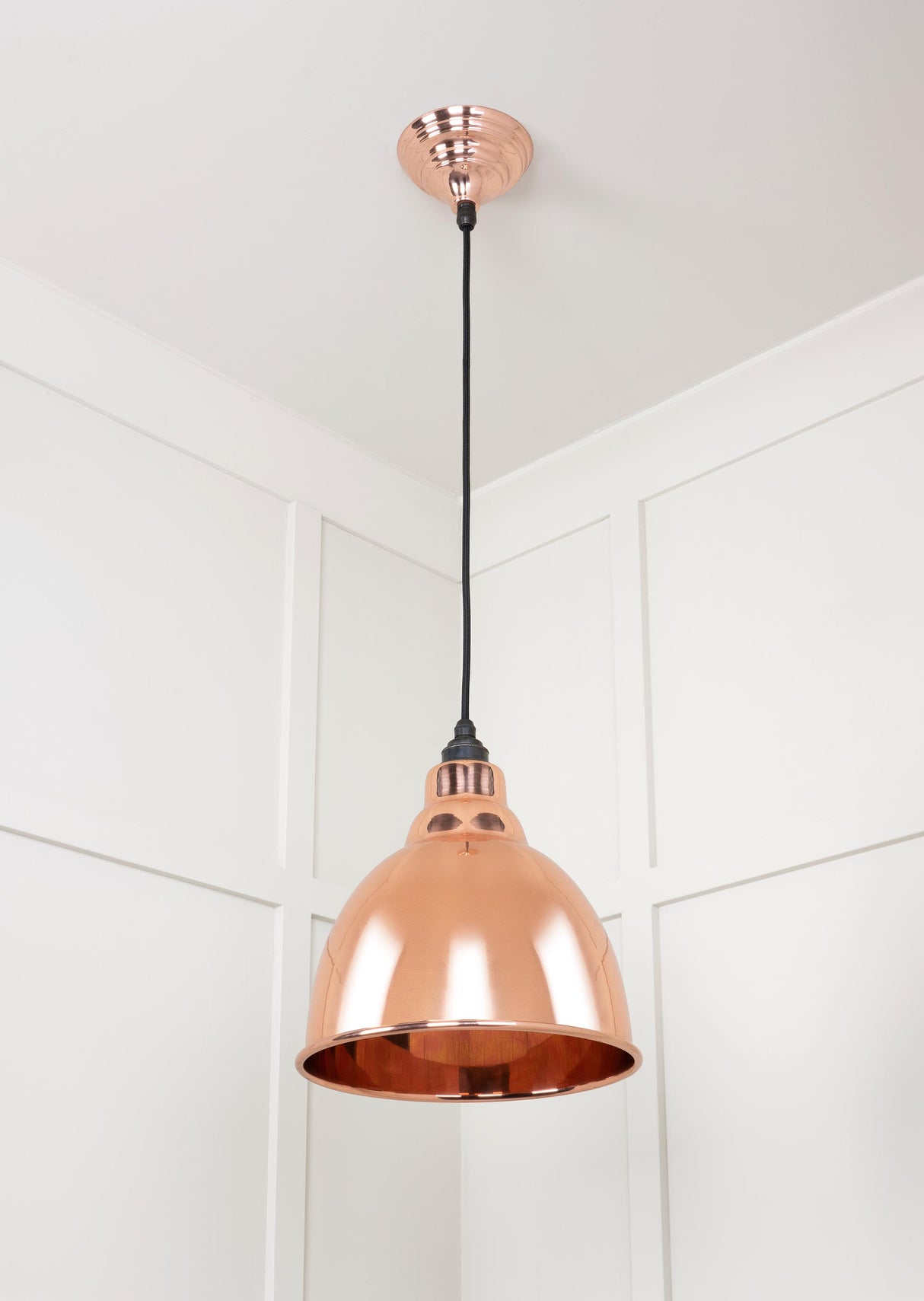 From The Anvil - Smooth Copper Brindley Pendant | Sku. 49500S | Trade Door Handles.
