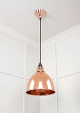 From The Anvil - Smooth Copper Brindley Pendant | Sku. 49500S | Trade Door Handles.