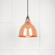 From The Anvil - Smooth Copper Brindley Pendant | Sku. 49500S | Trade Door Handles.