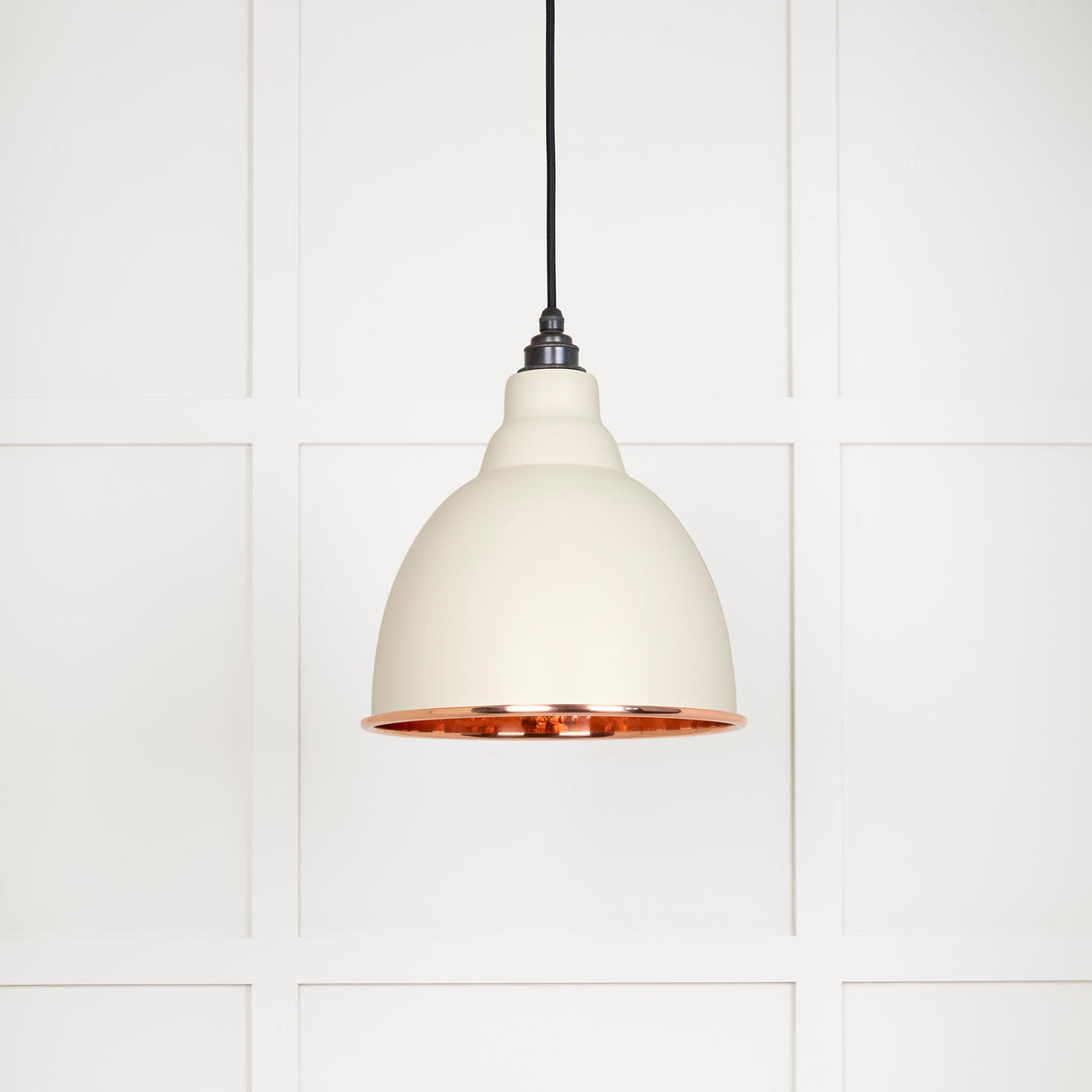 From The Anvil - Hammered Copper Brindley Pendant in Teasel | Sku. 49500TE | Trade Door Handles.