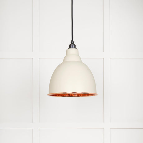 From The Anvil - Hammered Copper Brindley Pendant in Teasel | Sku. 49500TE | Trade Door Handles.