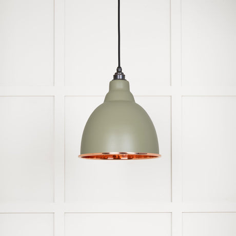 From The Anvil - Hammered Copper Brindley Pendant in Tump | Sku. 49500TU | Trade Door Handles.