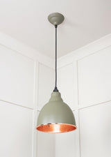 From The Anvil - Hammered Copper Brindley Pendant in Tump | Sku. 49500TU | Trade Door Handles.