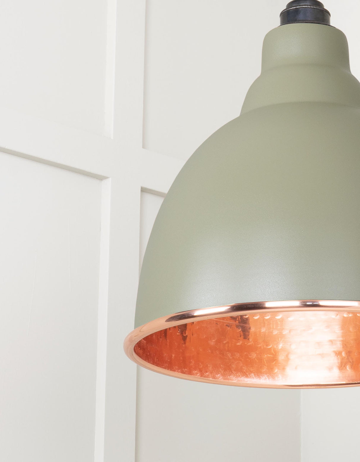 From The Anvil - Hammered Copper Brindley Pendant in Tump | Sku. 49500TU | Trade Door Handles.
