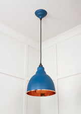 From The Anvil - Hammered Copper Brindley Pendant in Upstream | Sku. 49500U | Trade Door Handles.
