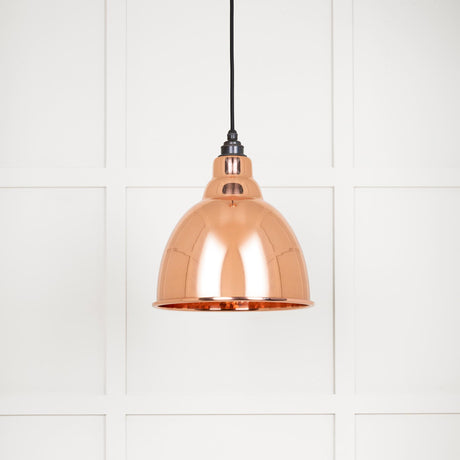 From The Anvil - Hammered Copper Brindley Pendant | Sku. 49500 | Trade Door Handles.