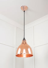 From The Anvil - Hammered Copper Brindley Pendant | Sku. 49500 | Trade Door Handles.