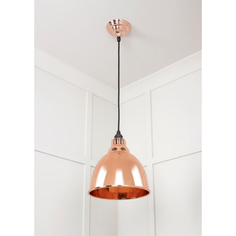 From The Anvil - Hammered Copper Brindley Pendant | Sku. 49500 | Trade Door Handles.