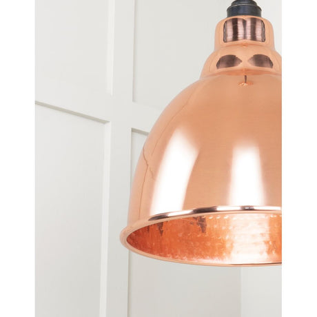 From The Anvil - Hammered Copper Brindley Pendant | Sku. 49500 | Trade Door Handles.