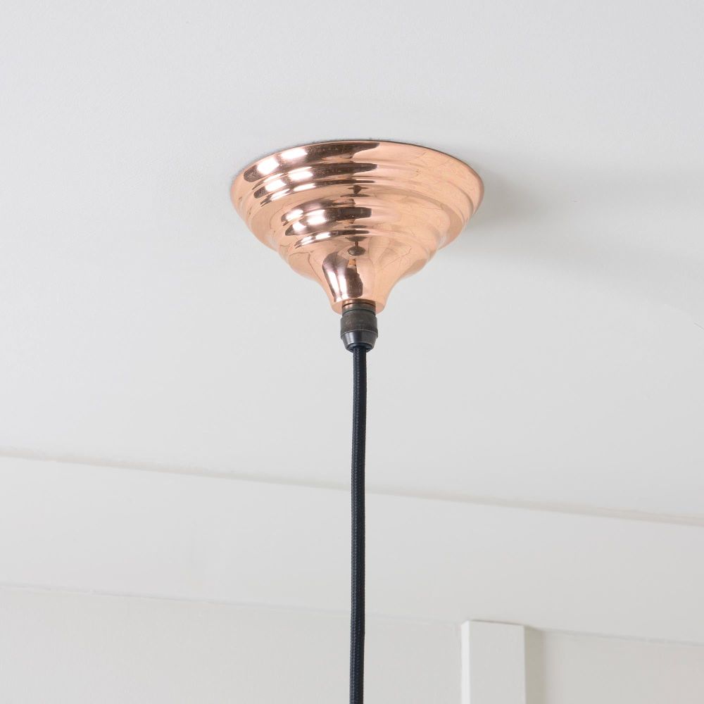 From The Anvil - Hammered Copper Brindley Pendant | Sku. 49500 | Trade Door Handles.