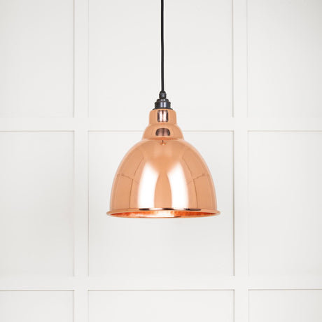 From The Anvil - Hammered Copper Brindley Pendant | Sku. 49500 | Trade Door Handles.