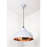 From The Anvil - Hammered Copper Harborne Pendant in Birch | Sku. 49501BI | Trade Door Handles.