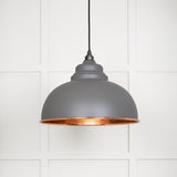 From The Anvil - Hammered Copper Harborne Pendant in Bluff | Sku. 49501BL | Trade Door Handles.