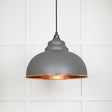 From The Anvil - Hammered Copper Harborne Pendant in Bluff | Sku. 49501BL | Trade Door Handles.