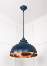 From The Anvil - Hammered Copper Harborne Pendant in Dusk | Sku. 49501DU | Trade Door Handles.