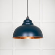 From The Anvil - Hammered Copper Harborne Pendant in Dusk | Sku. 49501DU | Trade Door Handles.
