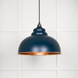 From The Anvil - Hammered Copper Harborne Pendant in Dusk | Sku. 49501DU | Trade Door Handles.