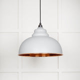 From The Anvil - Hammered Copper Harborne Pendant in Flock | Sku. 49501F | Trade Door Handles.