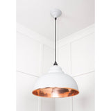 From The Anvil - Hammered Copper Harborne Pendant in Flock | Sku. 49501F | Trade Door Handles.