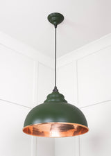 From The Anvil - Hammered Copper Harborne Pendant in Heath | Sku. 49501H | Trade Door Handles.