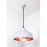 From The Anvil - Smooth Copper Harborne Pendant in Birch | Sku. 49501SBI | Trade Door Handles.