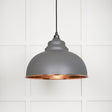 From The Anvil - Smooth Copper Harborne Pendant in Bluff | Sku. 49501SBL | Trade Door Handles.
