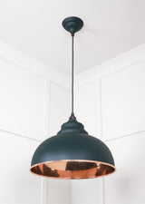 From The Anvil - Smooth Copper Harborne Pendant in Dingle | Sku. 49501SDI | Trade Door Handles.