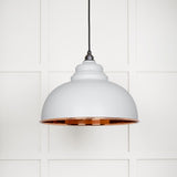 From The Anvil - Smooth Copper Harborne Pendant in Flock | Sku. 49501SF | Trade Door Handles.