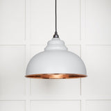 From The Anvil - Smooth Copper Harborne Pendant in Flock | Sku. 49501SF | Trade Door Handles.