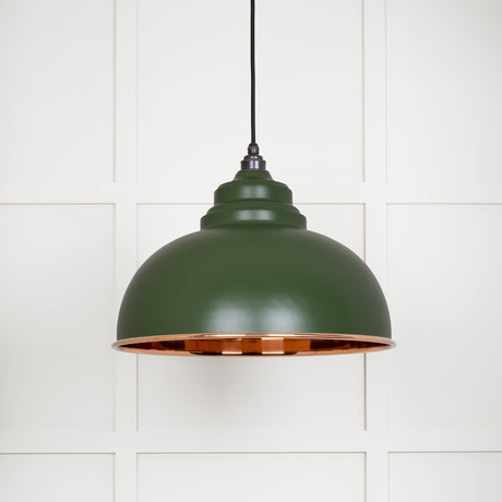 From The Anvil - Smooth Copper Harborne Pendant in Heath | Sku. 49501SH | Trade Door Handles.