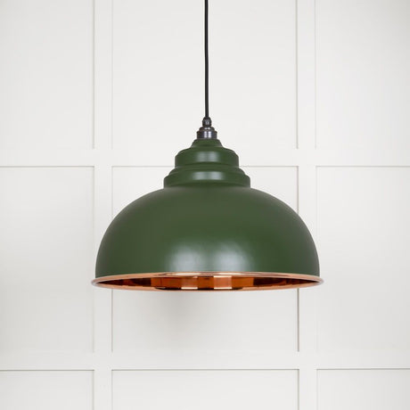 From The Anvil - Smooth Copper Harborne Pendant in Heath | Sku. 49501SH | Trade Door Handles.