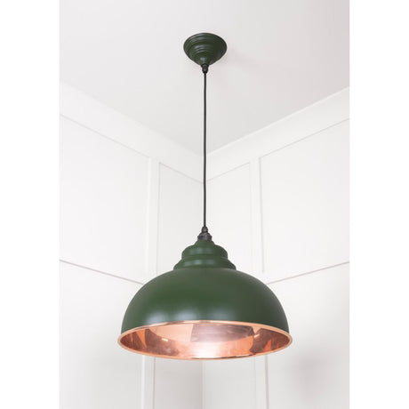 From The Anvil - Smooth Copper Harborne Pendant in Heath | Sku. 49501SH | Trade Door Handles.