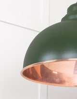 From The Anvil - Smooth Copper Harborne Pendant in Heath | Sku. 49501SH | Trade Door Handles.