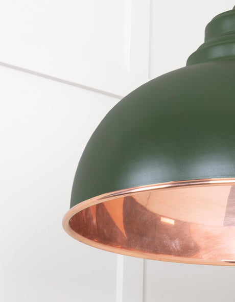 From The Anvil - Smooth Copper Harborne Pendant in Heath | Sku. 49501SH | Trade Door Handles.