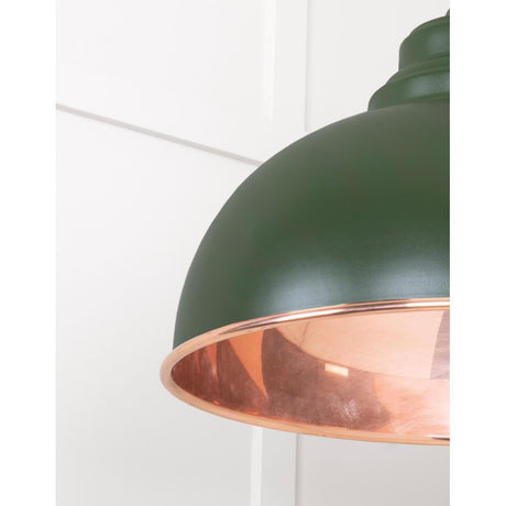 From The Anvil - Smooth Copper Harborne Pendant in Heath | Sku. 49501SH | Trade Door Handles.