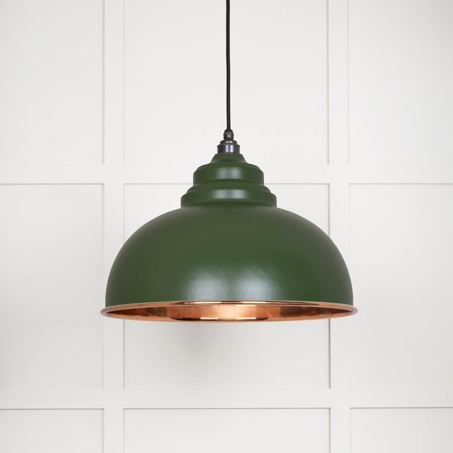 From The Anvil - Smooth Copper Harborne Pendant in Heath | Sku. 49501SH | Trade Door Handles.