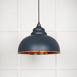 From The Anvil - Smooth Copper Harborne Pendant in Soot | Sku. 49501SSO | Trade Door Handles.