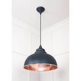 From The Anvil - Smooth Copper Harborne Pendant in Soot | Sku. 49501SSO | Trade Door Handles.